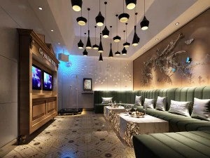 party bar ktv sauna design completo 68 Modello 3D