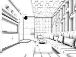 party bar ktv sauna design complete 70 3D Model