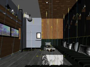 party bar ktv sauna design complete 70 3D Model