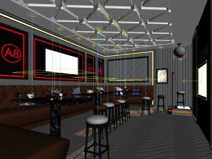 party bar ktv sauna design complete 71 Model 3D