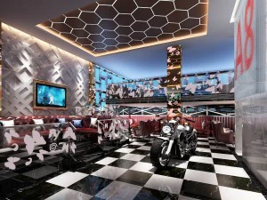 party bar ktv sauna design complete 72 3D Model