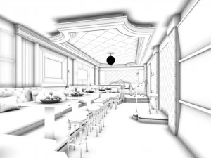 party bar ktv sauna design complete 74 3D Model