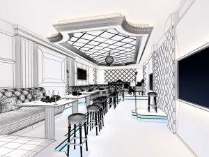party bar ktv sauna design complete 74 3D Модель