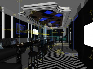 party bar ktv sauna design complete 74 3D Модель
