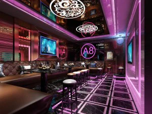 Party Bar KTV Sauna Design Повний дизайн 75 3D Модель