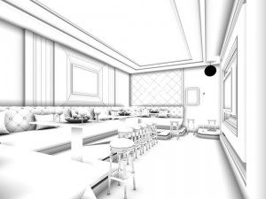 party bar ktv sauna design complete 75 3D Model