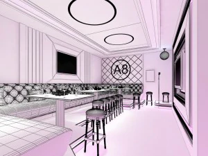 party bar ktv sauna design complete 75 3D Model