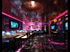 party bar ktv sauna design complete 76 3D Model