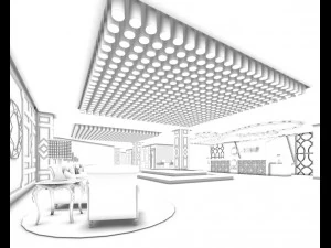 party bar ktv sauna design complete 77 3D Model