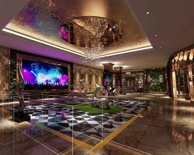 party bar ktv sauna design complete 79 Model 3D .c4d .max .obj .3ds .fbx .stl .blend