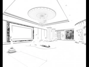 party bar ktv sauna design complete 79 3D Model
