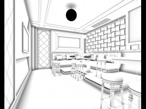 party bar ktv sauna design complete 82 3D Model