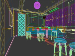 party bar ktv sauna design complete 82 3D Model