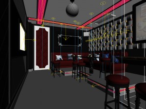 party bar ktv sauna design complete 82 3D Model