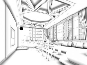 party bar ktv sauna design complete 83 Modelo 3D