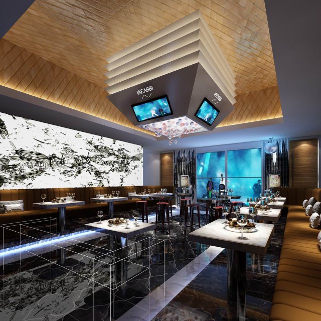 party bar ktv sauna design complete 84 Modello 3D .c4d .max .obj .3ds .fbx .stl .blend 