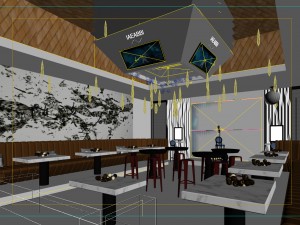 party bar ktv sauna design complete 84 Modello 3D
