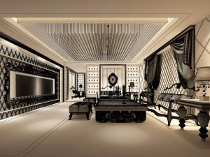 party bar ktv sauna design complete 85 3D Model
