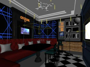 party bar ktv sauna design complete 86 3D Model