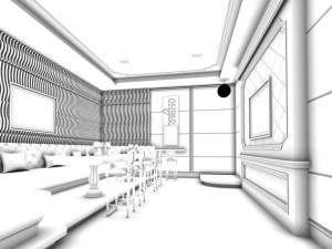 party bar ktv sauna design complete 88 3D Model
