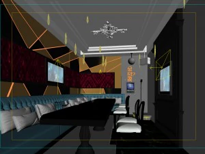 party bar ktv sauna design complete 89 3D Model