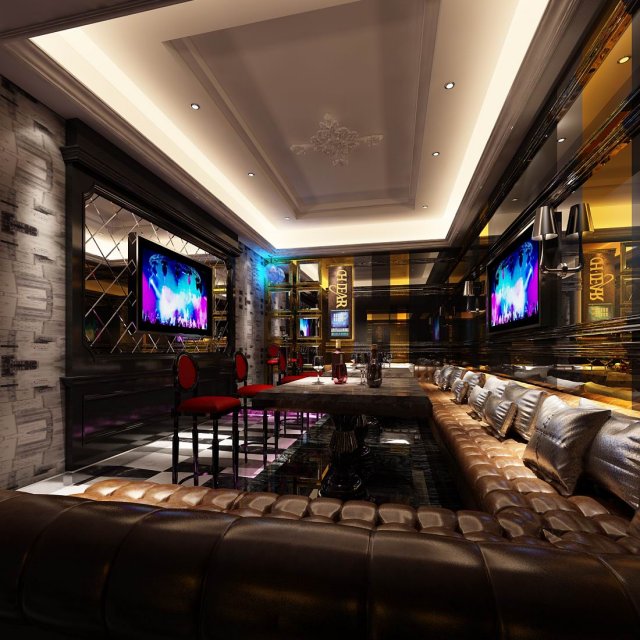 party bar ktv sauna design complete 90 3D 모델 .c4d .max .obj .3ds .fbx .stl .blend 