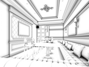 party bar ktv sauna design complete 90 3D 모델