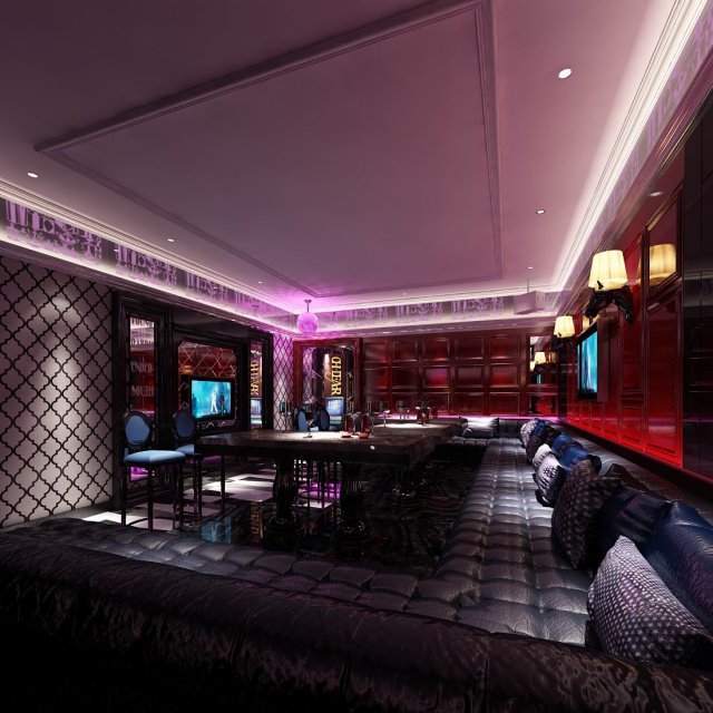 party bar ktv sauna design complete 91 3D-Modell .c4d .max .obj .3ds .fbx .stl .blend 
