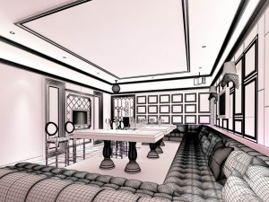 party bar ktv sauna design complete 91 3D-Modell