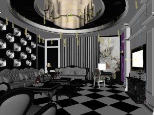 party bar ktv sauna design complete 94 3D 模型