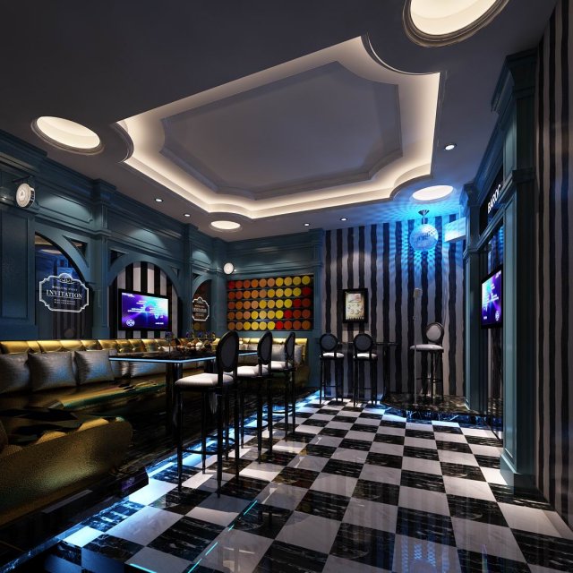 party bar ktv sauna design complete 95 3D 모델 .c4d .max .obj .3ds .fbx .stl .blend 