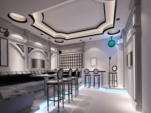 party bar ktv sauna design complete 95 3D Model
