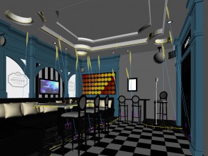 party bar ktv sauna design complete 95 3D 모델