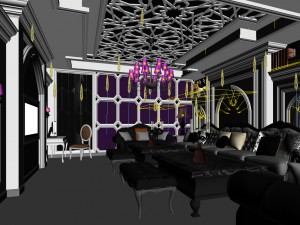 party bar ktv sauna design complete 96 3D Model