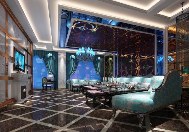 party bar ktv sauna design complete 99 3D मॉडल .c4d .max .obj .3ds .fbx .stl .blend 