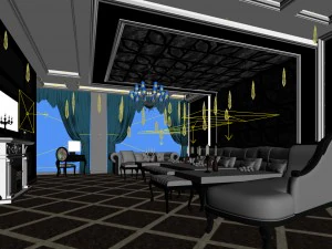 party bar ktv sauna design complete 99 3D Model
