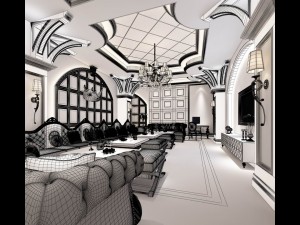 party bar ktv sauna design complete 100 3D Модель