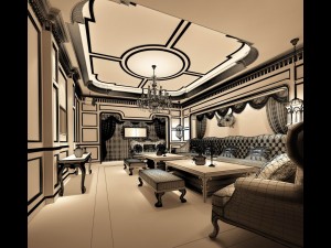 party bar ktv sauna design complete 101 3D-Modell