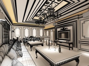 party bar ktv sauna design complete 102 Modèle 3D