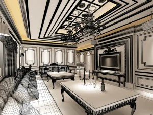 party bar ktv sauna design complete 102 3D Model