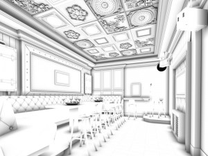 party bar ktv sauna design complete 104 Modello 3D