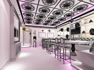 party bar ktv sauna design complete 106 3D Model