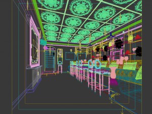 party bar ktv sauna design complete 106 Model 3D