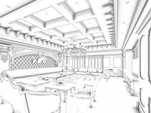 party bar ktv sauna design complete 108 3D Model