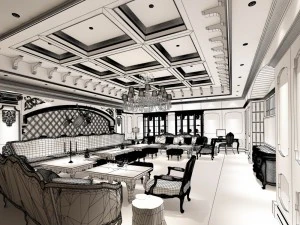 party bar ktv sauna design complete 108 3D Model