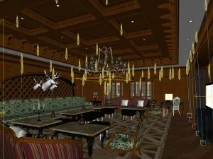 party bar ktv sauna design complete 108 3D Model