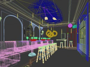 party bar ktv sauna design complete 110 3D Model