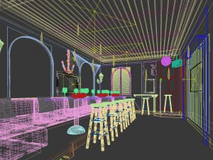 party bar ktv sauna design complete 111 3D Model