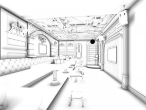 party bar ktv sauna design complete 112 3D Model