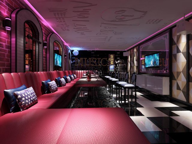 party bar ktv sauna design complete 113 3D Model .c4d .max .obj .3ds .fbx .stl .blend 